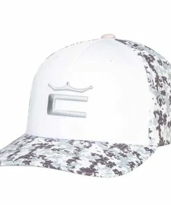 Cobra Camo Crown C Snapback Cap - White