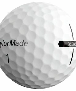 TaylorMade Distance+ Golf Balls - White - 12 Pack -Second Hand Clubs Sales distance white 3