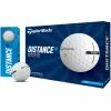 TaylorMade Distance+ Golf Balls - White - 12 Pack -Second Hand Clubs Sales distance white 7