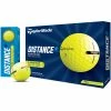 TaylorMade Distance+ Golf Balls - Yellow - 12 Pack -Second Hand Clubs Sales distance yellow 1