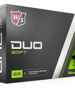 Wilson Staff Duo Soft Golf Balls - Green - 12 Pack -Second Hand Clubs Sales duo soft green 1