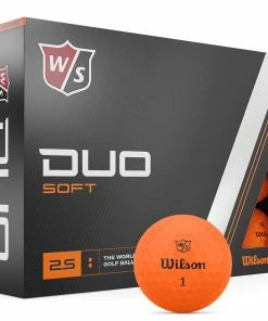 Wilson Staff Duo Soft Golf Balls - Orange - 12 Pack