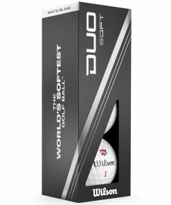 Wilson Staff Duo Soft Golf Balls - White - 12 Pack 8 Wilson Staff Duo Soft Golf Balls - White - 12 Pack -Second Hand Clubs Sales duo soft white 3