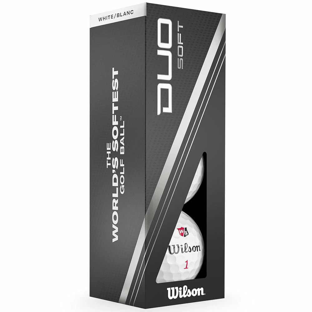 Wilson Staff Duo Soft Golf Balls - White - 12 Pack 5 Wilson Staff Duo Soft Golf Balls - White - 12 Pack - Image 3