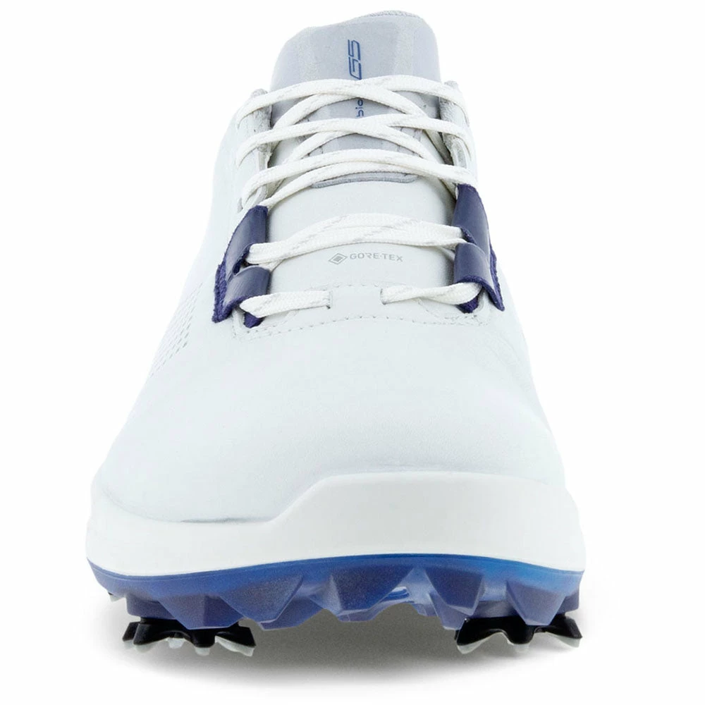ECCO Biom G5 Waterproof Spiked Shoes - White/Blue Depths 8 ECCO Biom G5 Waterproof Spiked Shoes - White/Blue Depths - Image 6
