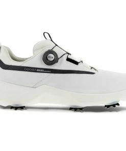 ECCO Biom G5 BOA Waterproof Spiked Shoes - White/Black