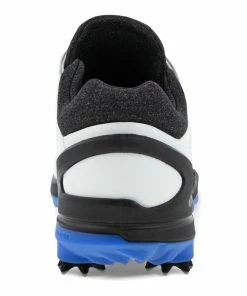 ECCO Biom G3 BOA Spiked Shoes - White/Black -Second Hand Clubs Sales ecco ladies biom g3 spiked shoes whiteblack 4