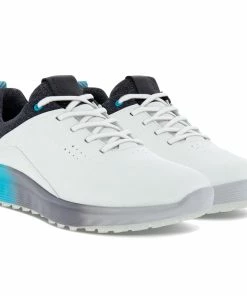 ECCO S-Three Waterproof Spikeless Shoes - White Caribbean -Second Hand Clubs Sales ecco s three spikeless shoes white caribbean 5