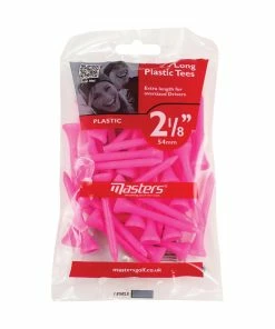 Masters Plastic 2 1/8 Inch Mixed Tees - Pack Of 40