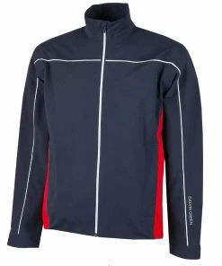 Galvin Green Ace Waterproof Jacket - Navy/Red/White