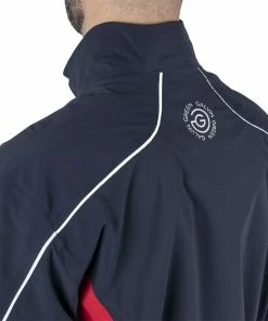Galvin Green Ace Waterproof Jacket - Navy/Red/White -Second Hand Clubs Sales ezgif 7 f57d68040c5a