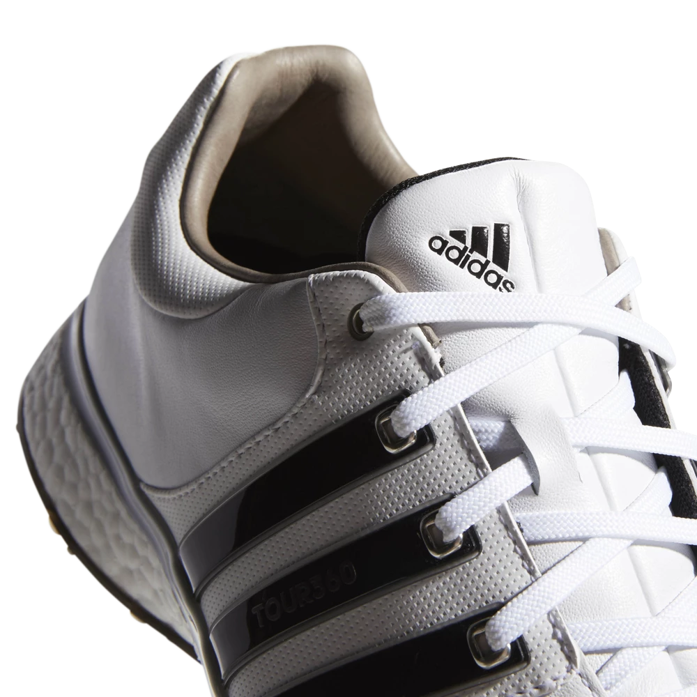 Adidas Tour 360 XT-SL Waterproof Spikeless Shoes - White/Black/Silver 10 Adidas Tour 360 XT-SL Waterproof Spikeless Shoes - White/Black/Silver - Image 8