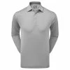 FootJoy Thermolite Long Sleeve Smooth Pique Polo Shirt - Grey 1 FootJoy Thermolite Long Sleeve Smooth Pique Polo Shirt - Grey -Second Hand Clubs Sales fj 87986 01 jpeg