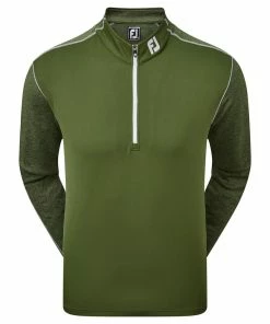 FootJoy Tonal Heather Chill-Out Sweater - Olive