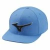 Mizuno Tour Flat Snapback Cap - California Blue