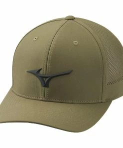 Mizuno Tour Vented Adjustable Cap - Dark Olive