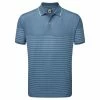 FootJoy Breton Stripe Pique Polo Shirt - Bluestone/Denim/Azure 2 FootJoy Breton Stripe Pique Polo Shirt - Bluestone/Denim/Azure -Second Hand Clubs Sales footjoy breton stripe pique polo shirt bluestone denim azure 1
