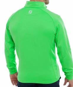 FootJoy Chill-Out 1/4 Zip Pullover - Green -Second Hand Clubs Sales footjoy chill out 14 zip pullover green 4