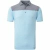 FootJoy End-On-End Block Polo Shirt - White/True Blue/Navy -Second Hand Clubs Sales footjoy end on end block polo shirt whitetuebluenavy 1