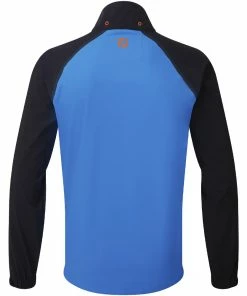 FootJoy HydroTour Waterproof Jacket - Sapphire/Black/Orange -Second Hand Clubs Sales footjoy fj hydrotour waterproof jacket sapphireblackorange 2