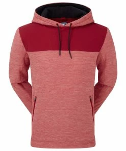 FootJoy FJ Thermal Hoodie - Tonal Red/Black