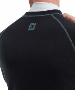 FootJoy French Terry Crew Neck Sweater - Heather Navy -Second Hand Clubs Sales footjoy french terry crew neck sweater heather navy 5