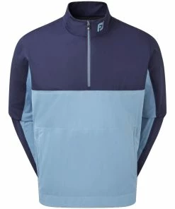 FootJoy HydroKnit 1/2 Zip Waterproof Jacket - Navy/Denim
