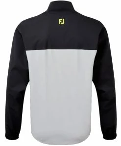 FootJoy HydroLite Waterproof Jacket - Black/Grey/Lime -Second Hand Clubs Sales footjoy hydrolite waterproof jacket black grey lime 4