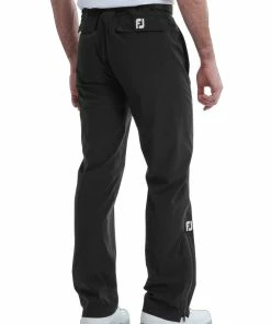 FootJoy HydroTour Waterproof Trousers - Black -Second Hand Clubs Sales footjoy hydrotour waterproof trousers black 3