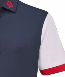 FootJoy Jr Colour Block Polo Shirt - Navy/White -Second Hand Clubs Sales footjoy jr colour block polo shirt navywhite 3