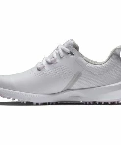 FootJoy Ladies FUEL Spikeless Shoes - White/White/Pink -Second Hand Clubs Sales footjoy ladies fuel shoes whitewhitepink 3