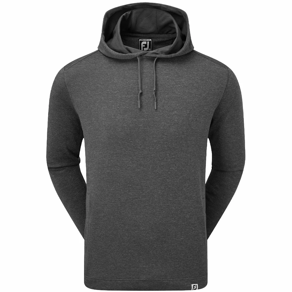 FootJoy Lightweight Hoodie - Heather Charcoal 3 FootJoy Lightweight Hoodie - Heather Charcoal