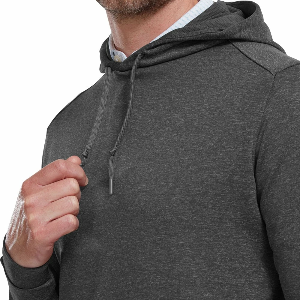 FootJoy Lightweight Hoodie - Heather Charcoal 7 FootJoy Lightweight Hoodie - Heather Charcoal - Image 5