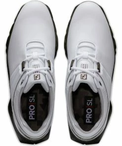 FootJoy Pro SL Camo Waterproof Spikeless Shoes - White -Second Hand Clubs Sales footjoy limited edition pro sl spikeless shoes whitecamo 4