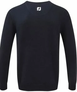 Footjoy Wool Blend V-Neck Pullover - Navy -Second Hand Clubs Sales footjoy navy v neck