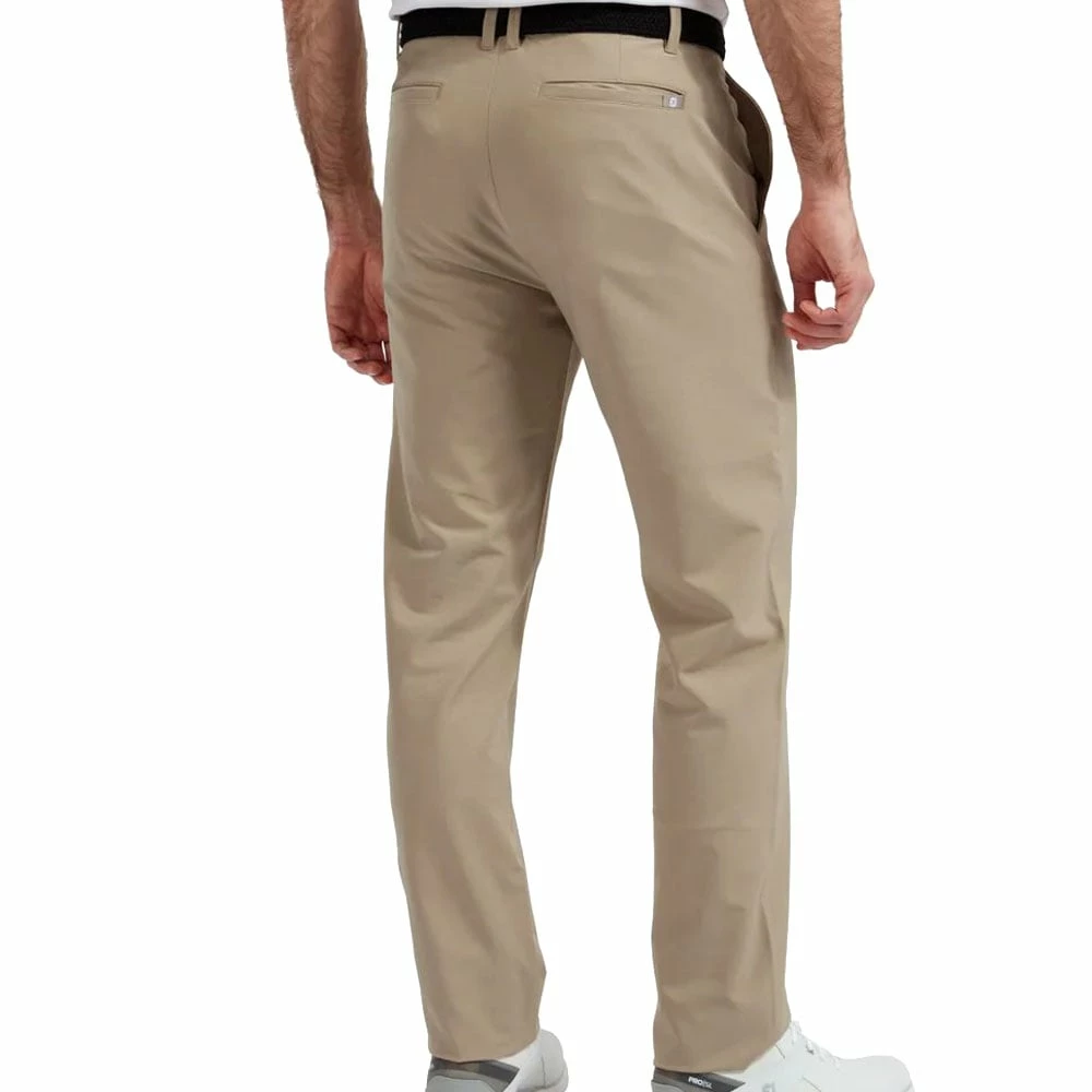 FootJoy Performance Regular Fit Trousers - Khaki 6 FootJoy Performance Regular Fit Trousers - Khaki - Image 4