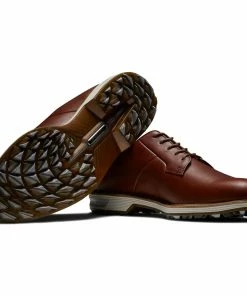 FootJoy Premiere Series Field Waterproof Spikeless Shoes - Brown 10 FootJoy Premiere Series Field Waterproof Spikeless Shoes - Brown -Second Hand Clubs Sales footjoy premiere series field spikeless shoes brown 4