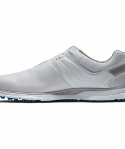 FootJoy Pro SL BOA Spikeless Shoes - White/Grey -Second Hand Clubs Sales footjoy pro sl boa spikeless shoes whitegrey 3
