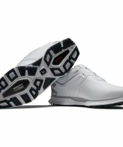 FootJoy Pro SL Carbon BOA Spikeless Shoes - White/Silver -Second Hand Clubs Sales footjoy pro sl carbon boa spikeless shoes whitesilver 4