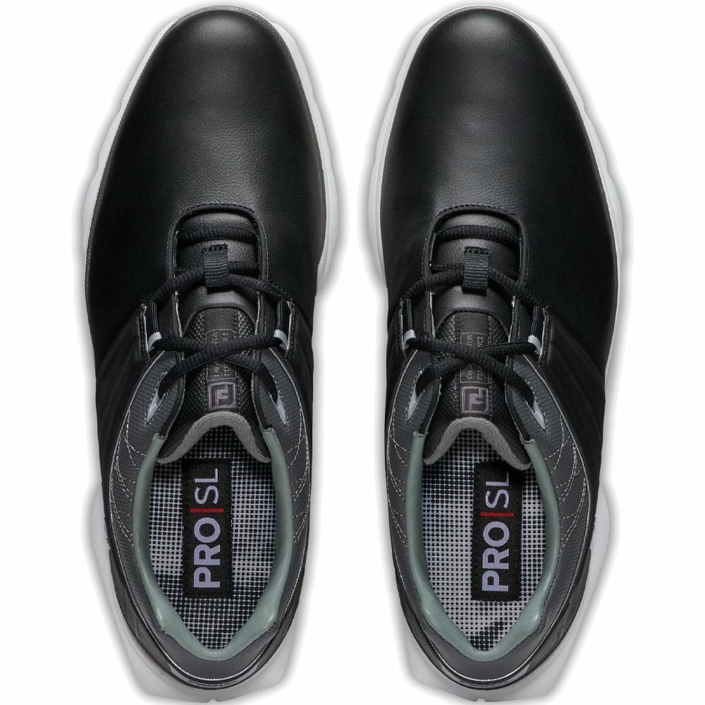 FootJoy Pro SL Spikeless Shoes - Black/Charcoal 7 FootJoy Pro SL Spikeless Shoes - Black/Charcoal - Image 5