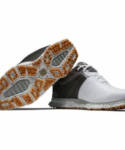 FootJoy Pro SL Sport Waterproof Spikeless Shoes - White/Black/Multi -Second Hand Clubs Sales footjoy pro sport spikeless shoes whiteblackmulti 5