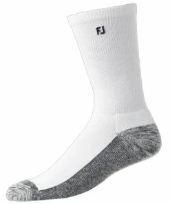 FootJoy ProDry Crew Socks - White/Grey
