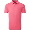 FootJoy Stretch Pique Solid Polo Shirt - Watermelon -Second Hand Clubs Sales footjoy stretch pique solid polo shirt watermelon 1