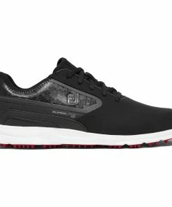 FootJoy SuperLites XP Spikeless Shoes - Black/White/Red