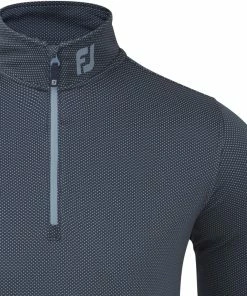 FootJoy ThermoSeries 1/2 Zip Pullover - Charcoal/Grey -Second Hand Clubs Sales footjoy thermoseries 14 zip pullover charcoalgrey 3