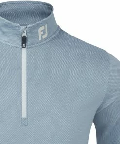 FootJoy ThermoSeries 1/2 Zip Pullover - Grey/Stone -Second Hand Clubs Sales footjoy thermoseries 14 zip pullover greystone 3