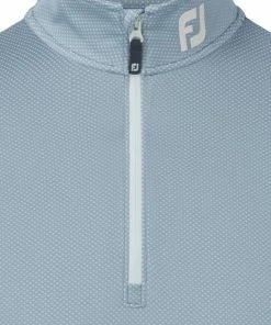 FootJoy ThermoSeries 1/2 Zip Pullover - Grey/Stone -Second Hand Clubs Sales footjoy thermoseries 14 zip pullover greystone 5