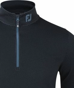 FootJoy ThermoSeries 1/2 Zip Pullover - Navy/Slate -Second Hand Clubs Sales footjoy thermoseries 14 zip pullover navyslate 3