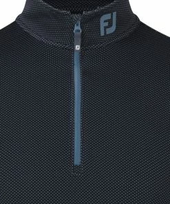 FootJoy ThermoSeries 1/2 Zip Pullover - Navy/Slate -Second Hand Clubs Sales footjoy thermoseries 14 zip pullover navyslate 5