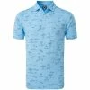 FootJoy Tropic Print Polo Shirt - True Navy 2 FootJoy Tropic Print Polo Shirt - True Navy -Second Hand Clubs Sales footjoy tropic print polo shirt truenavy 1